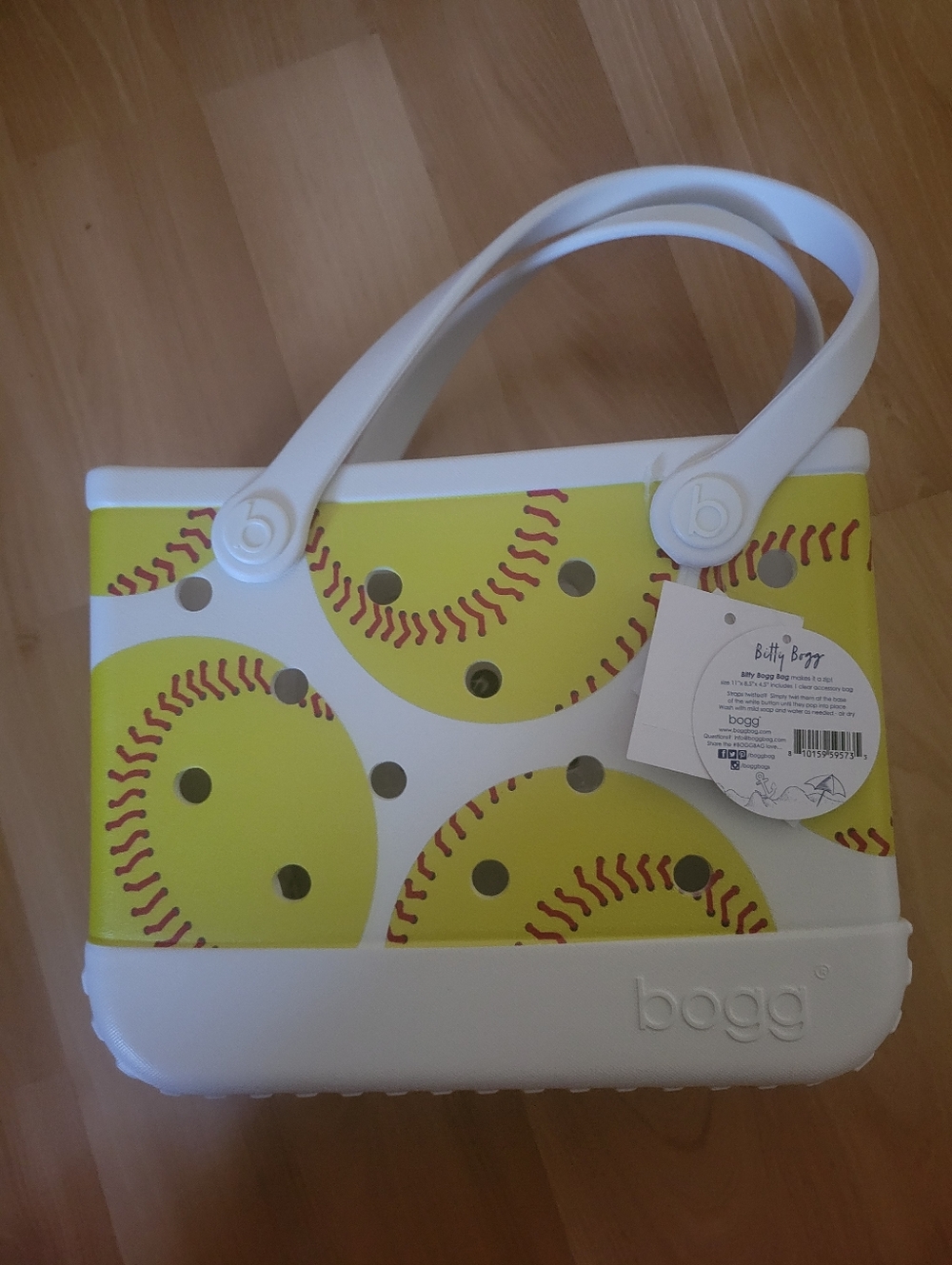 Free Shipping Discontinued NWT Bogg Bag in the Play Ball Softball MVP Sports 11"